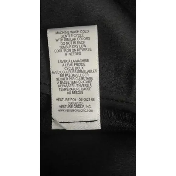 Elegant Black A-Line Skirt - Picture 7 of 9